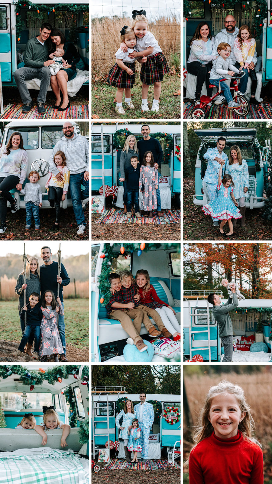 Prospect Farms VW Bus holiday session