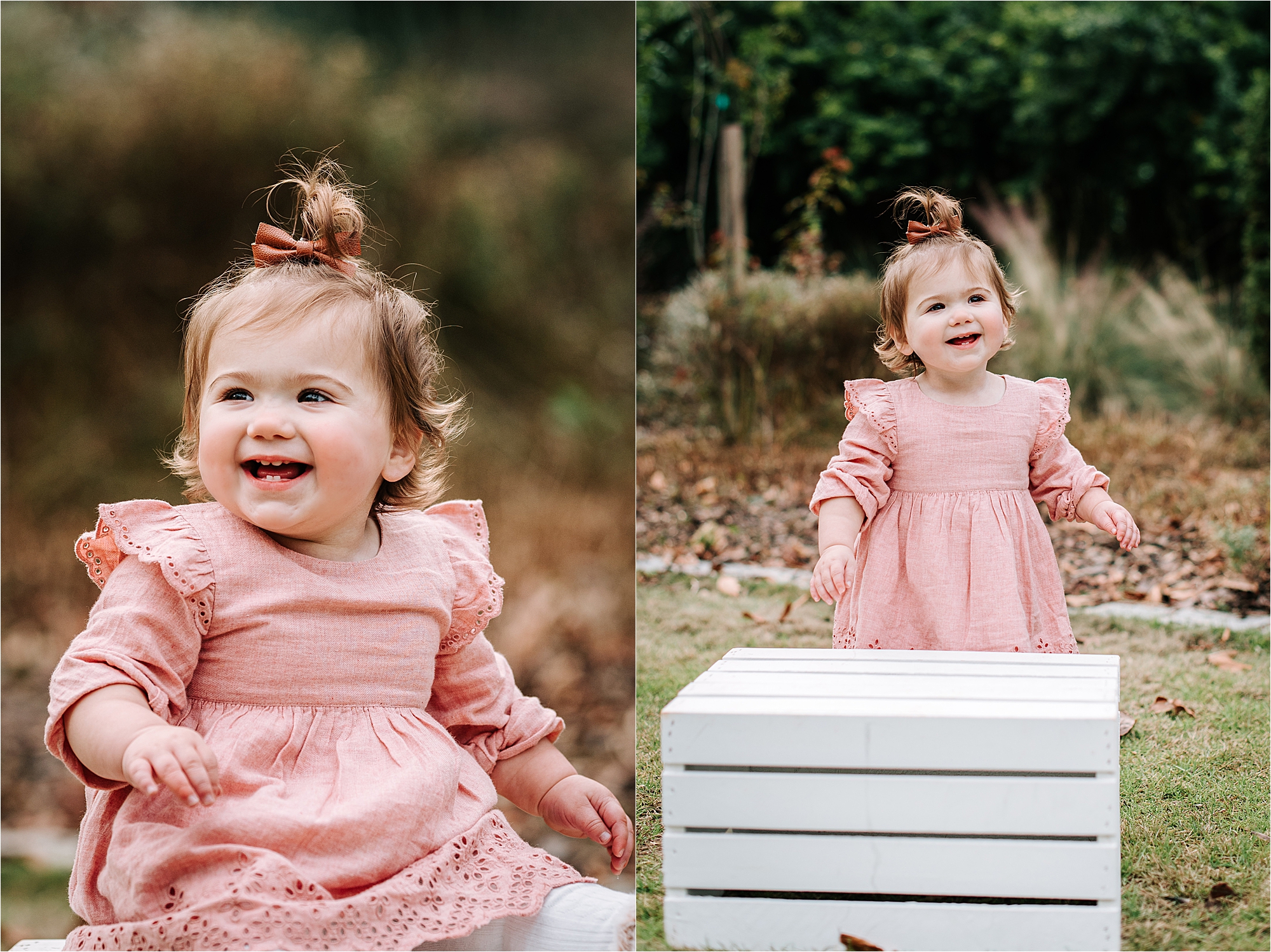 Cator Woolford Gardens first birthday family session