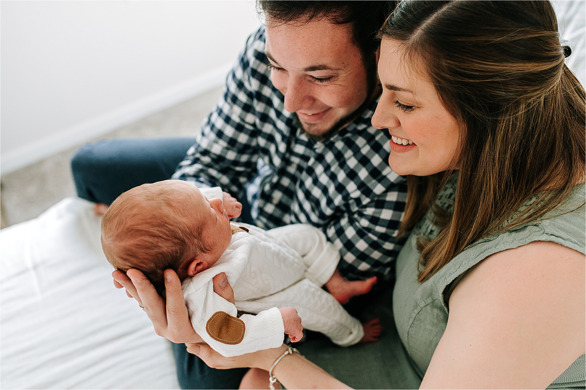 In-home lifestyle newborn photographer