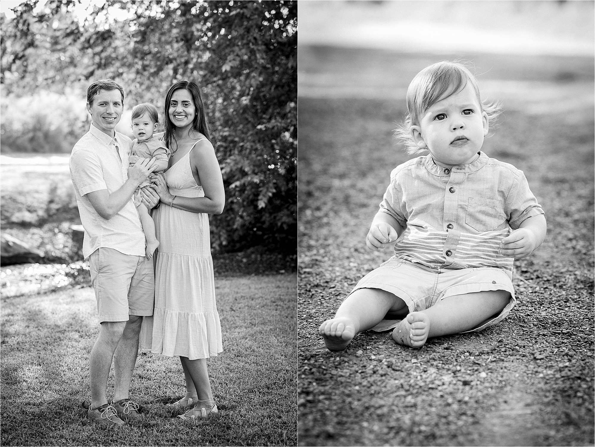 First birthday milestone session | Kansas City family photographer
