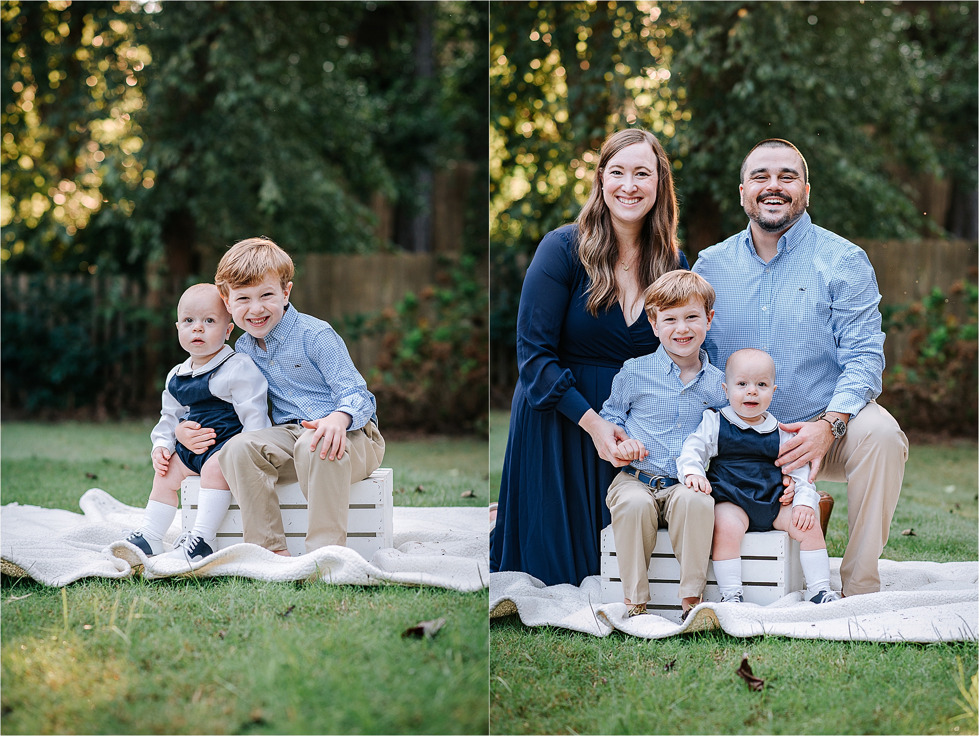 Outdoor extended family session