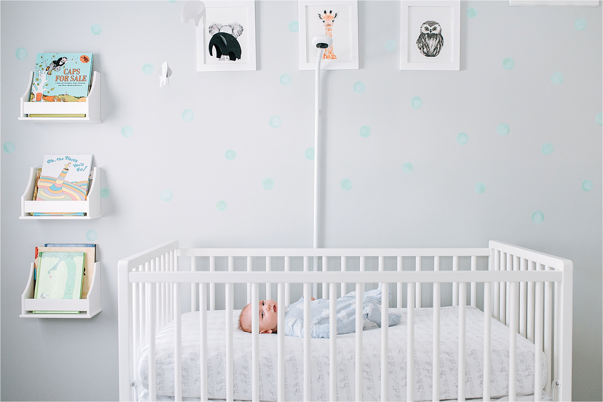 gender neutral baby nursery photography